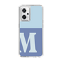 Slim Protection Case［ オリジナル - initial two tone - M blue ］