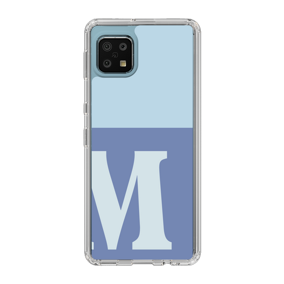 Slim Protection Case［ Original - initial two tone - M blue ］