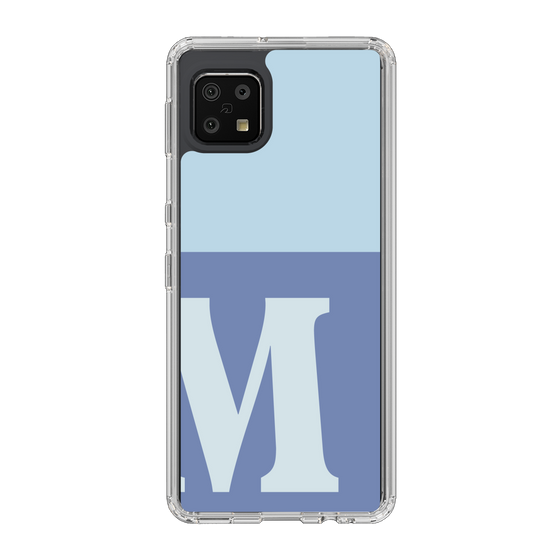Slim Protection Case［ Original - initial two tone - M blue ］