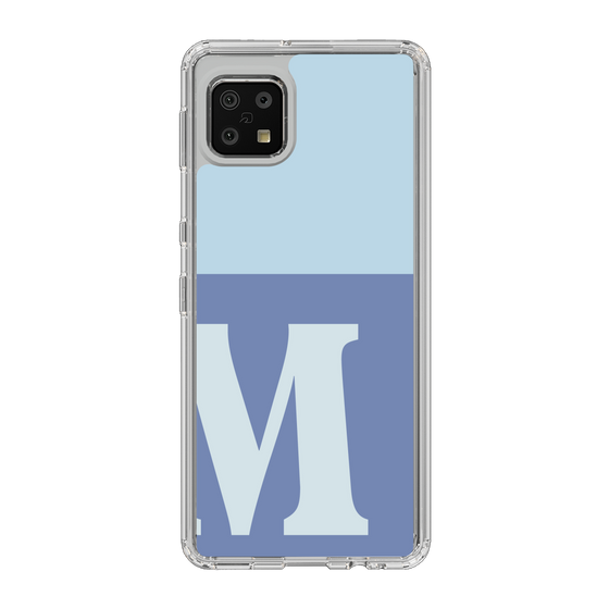 Slim Protection Case［ Original - initial two tone - M blue ］