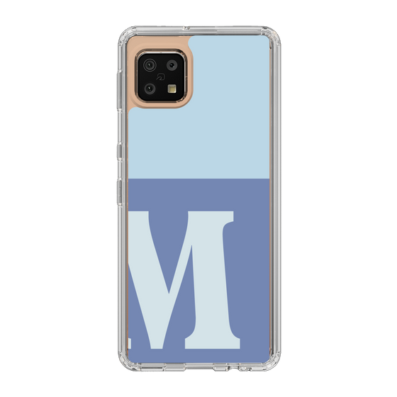 Slim Protection Case［ Original - initial two tone - M blue ］