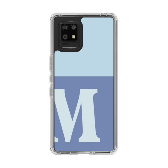 Slim Protection Case［ Original - initial two tone - M blue ］