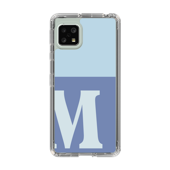 Slim Protection Case［ Original - initial two tone - M blue ］