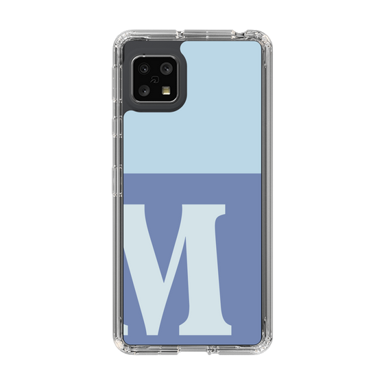 Slim Protection Case［ Original - initial two tone - M blue ］