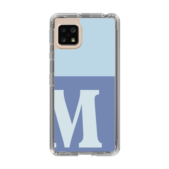 Slim Protection Case［ Original - initial two tone - M blue ］
