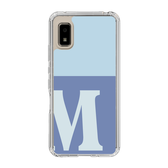 Slim Protection Case［ Original - initial two tone - M blue ］