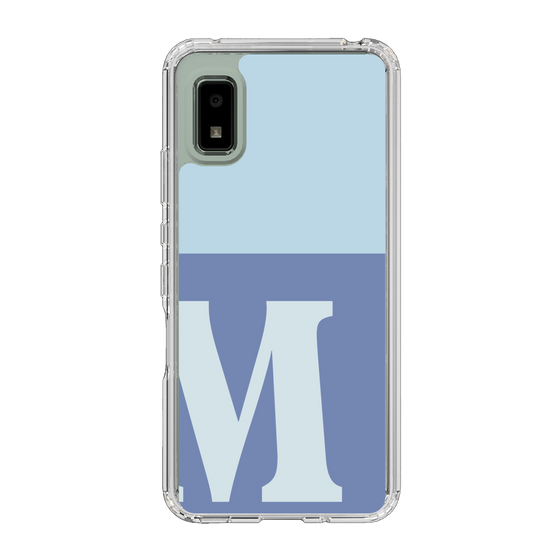Slim Protection Case［ Original - initial two tone - M blue ］