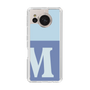 Slim Protection Case［ Original - initial two tone - M blue ］