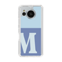 Slim Protection Case［ Original - initial two tone - M blue ］