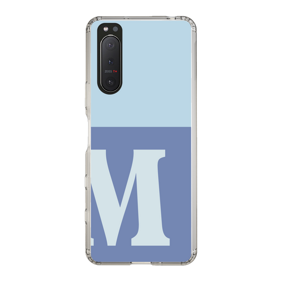 Slim Protection Case［ Original - initial two tone - M blue ］