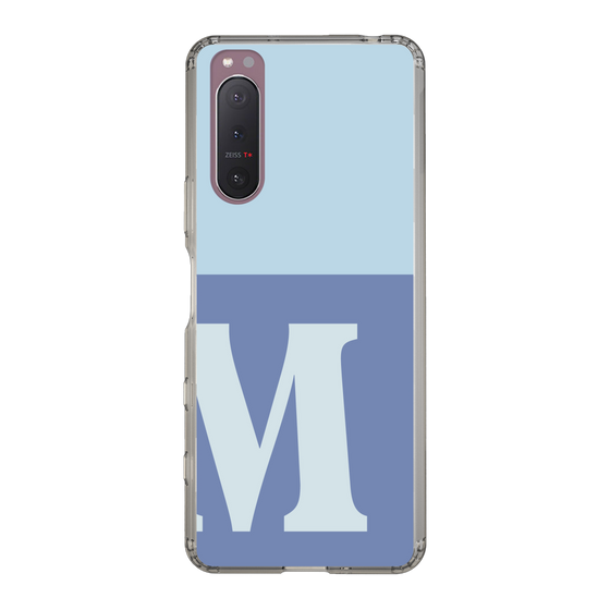 Slim Protection Case［ Original - initial two tone - M blue ］