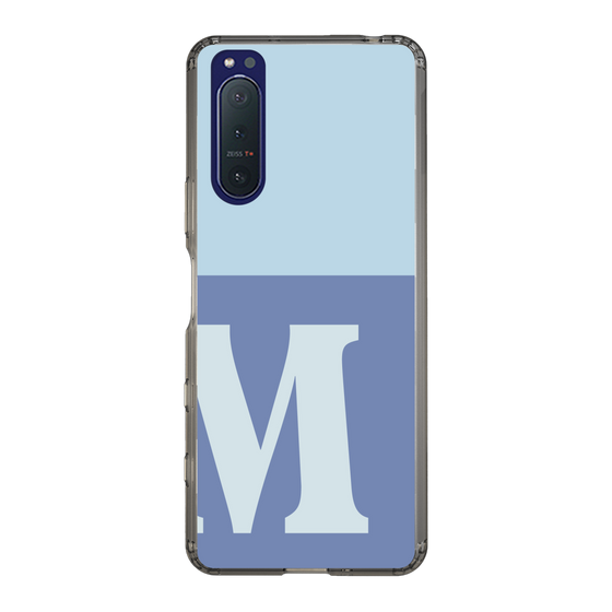 Slim Protection Case［ Original - initial two tone - M blue ］