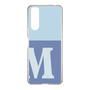 Slim Protection Case［ Original - initial two tone - M blue ］