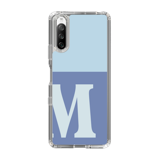 Slim Protection Case［ Original - initial two tone - M blue ］