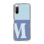 Slim Protection Case［ Original - initial two tone - M blue ］