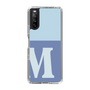 Slim Protection Case［ Original - initial two tone - M blue ］