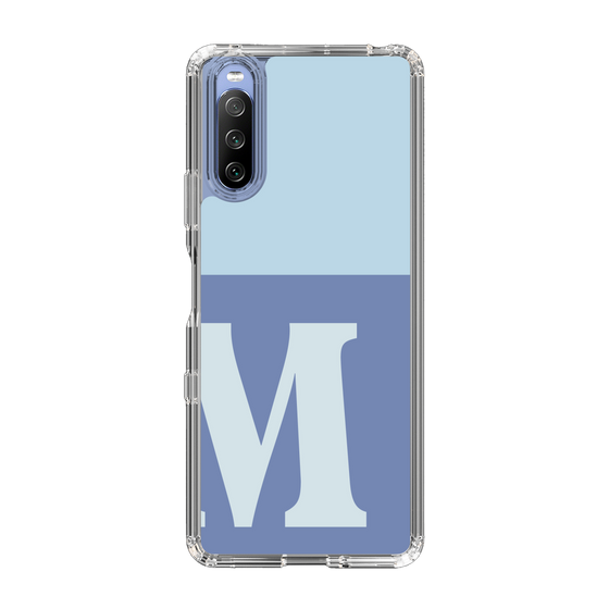 Slim Protection Case［ Original - initial two tone - M blue ］