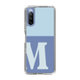 Slim Protection Case［ Original - initial two tone - M blue ］