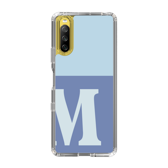 Slim Protection Case［ Original - initial two tone - M blue ］