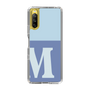 Slim Protection Case［ Original - initial two tone - M blue ］