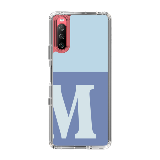 Slim Protection Case［ Original - initial two tone - M blue ］