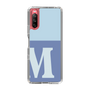 Slim Protection Case［ Original - initial two tone - M blue ］