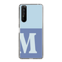 Slim Protection Case［ Original - initial two tone - M blue ］