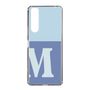 Slim Protection Case［ Original - initial two tone - M blue ］