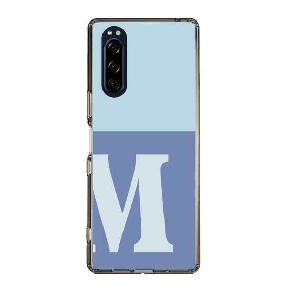Slim Protection Case［ Original - initial two tone - M blue ］