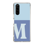 Slim Protection Case［ Original - initial two tone - M blue ］