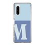 Slim Protection Case［ Original - initial two tone - M blue ］