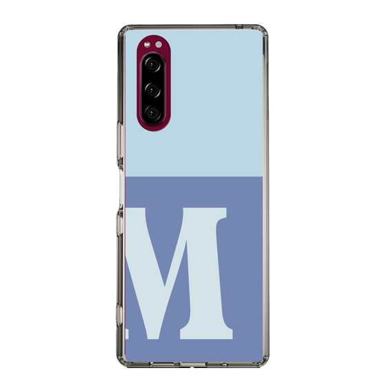 Slim Protection Case［ Original - initial two tone - M blue ］