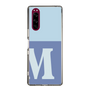 Slim Protection Case［ Original - initial two tone - M blue ］
