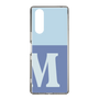 Slim Protection Case［ Original - initial two tone - M blue ］