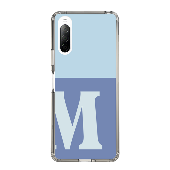 Slim Protection Case［ Original - initial two tone - M blue ］