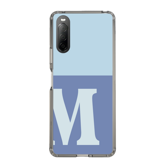Slim Protection Case［ Original - initial two tone - M blue ］