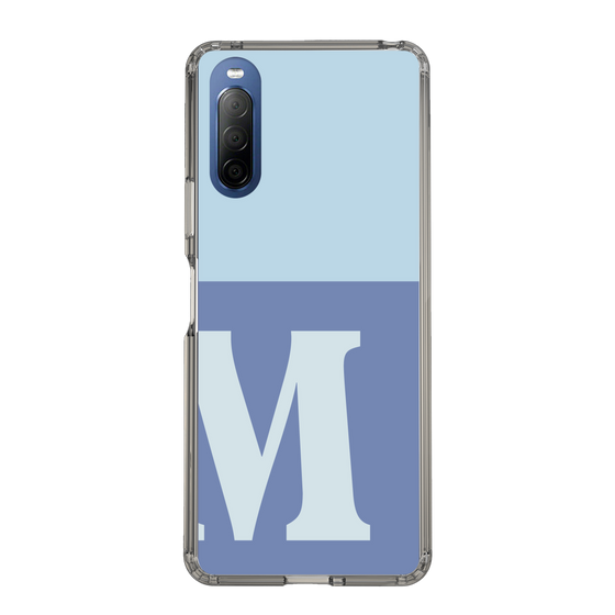 Slim Protection Case［ Original - initial two tone - M blue ］