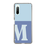 Slim Protection Case［ Original - initial two tone - M blue ］