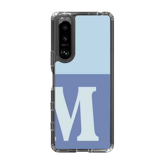 Slim Protection Case［ Original - initial two tone - M blue ］