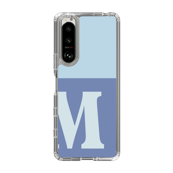 Slim Protection Case［ Original - initial two tone - M blue ］