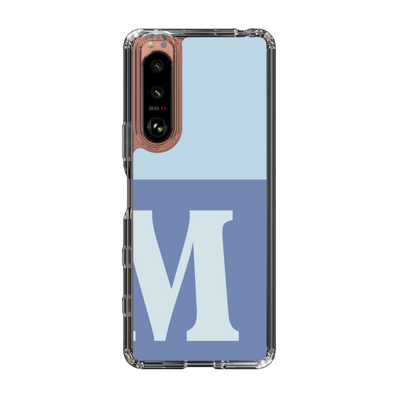 Slim Protection Case［ Original - initial two tone - M blue ］