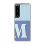 Slim Protection Case［ Original - initial two tone - M blue ］
