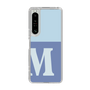 Slim Protection Case［ Original - initial two tone - M blue ］