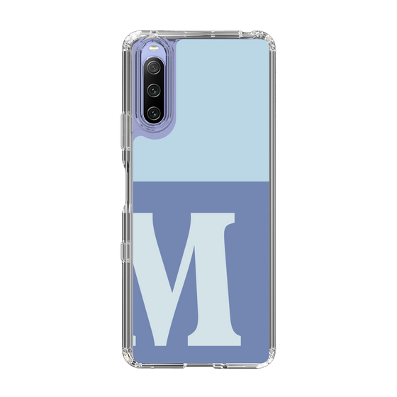 Slim Protection Case［ Original - initial two tone - M blue ］