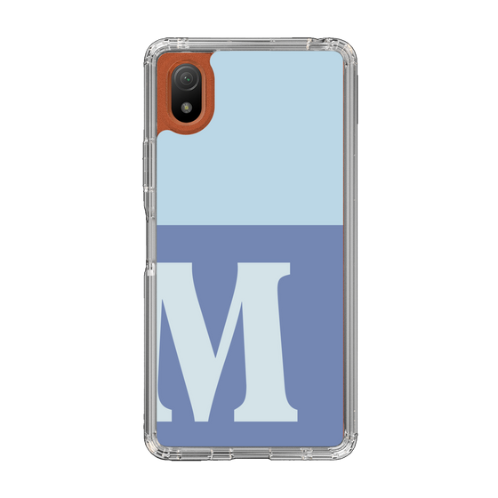 Slim Protection Case［ Original - initial two tone - M blue ］