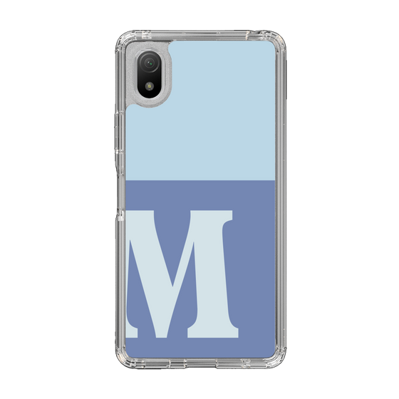 Slim Protection Case［ Original - initial two tone - M blue ］