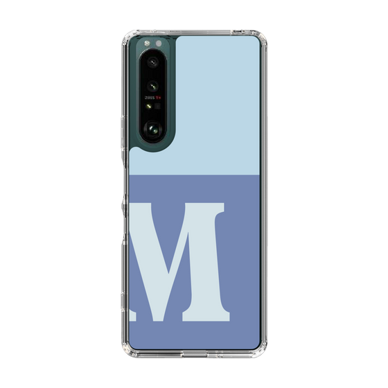 Slim Protection Case［ Original - initial two tone - M blue ］