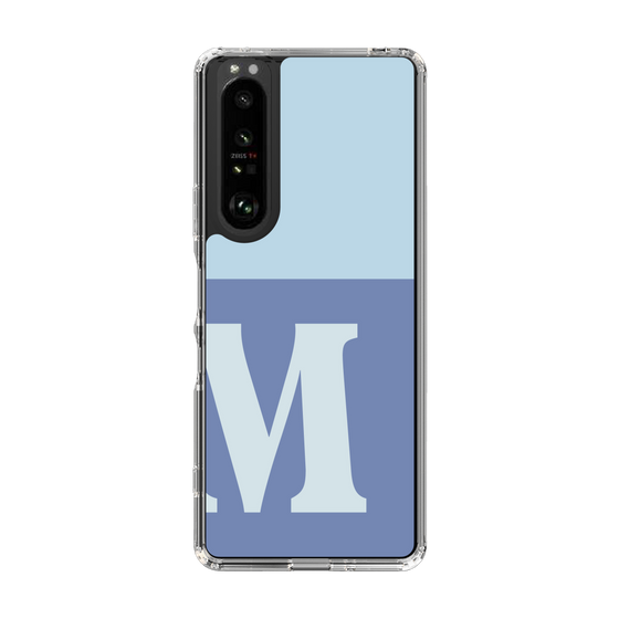 Slim Protection Case［ Original - initial two tone - M blue ］