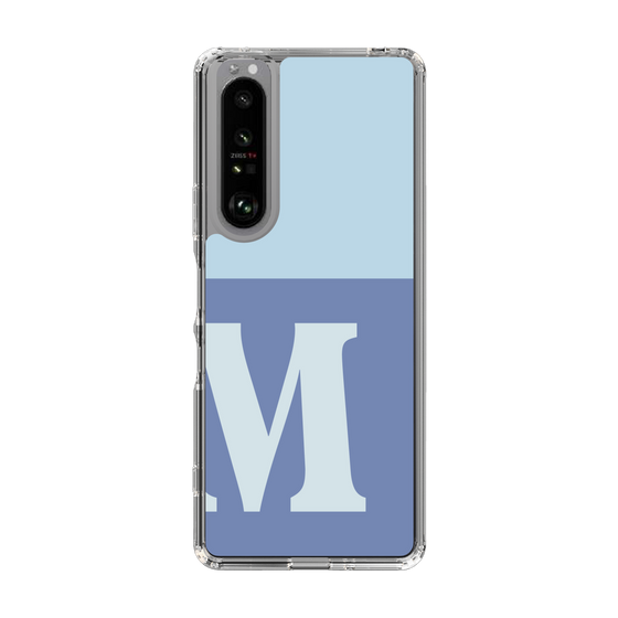 Slim Protection Case［ Original - initial two tone - M blue ］