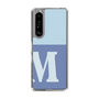 Slim Protection Case［ Original - initial two tone - M blue ］